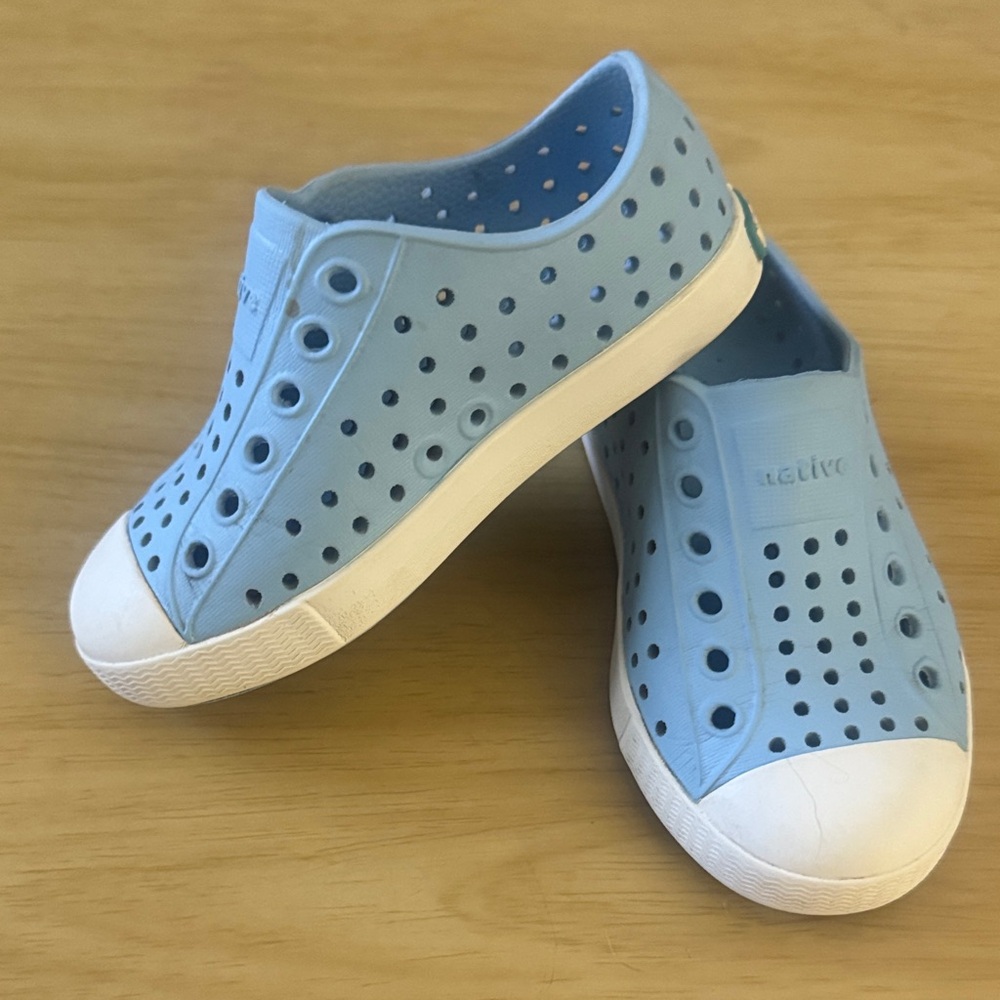 Native Kids Blue Slip-On Shoes